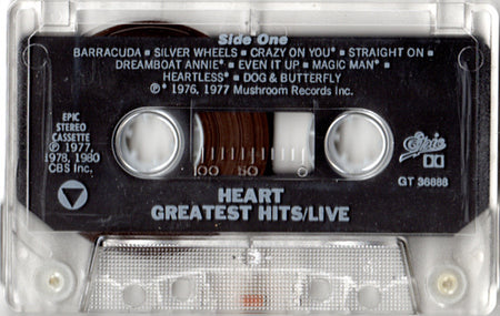 Heart : Greatest Hits/Live (Cass, Comp)