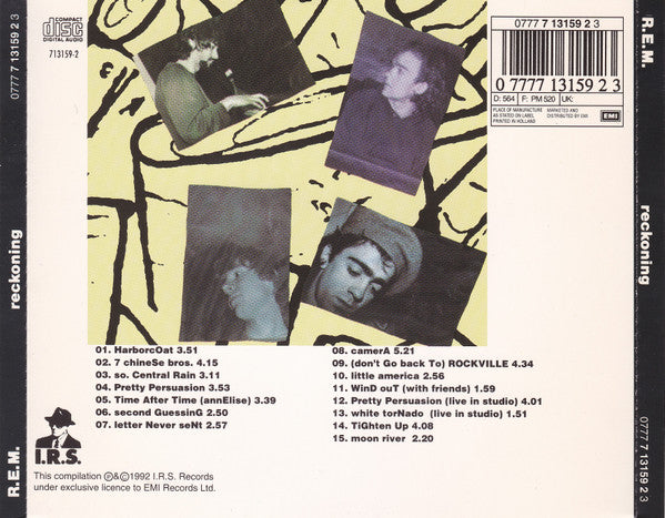 R.E.M. : Reckoning (CD, Album, RE)