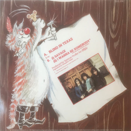 W.A.S.P. : Blind In Texas (12", Single)