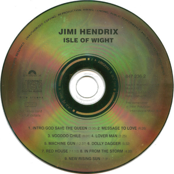 Jimi Hendrix : Live Isle Of Wight '70 (CD, Album)