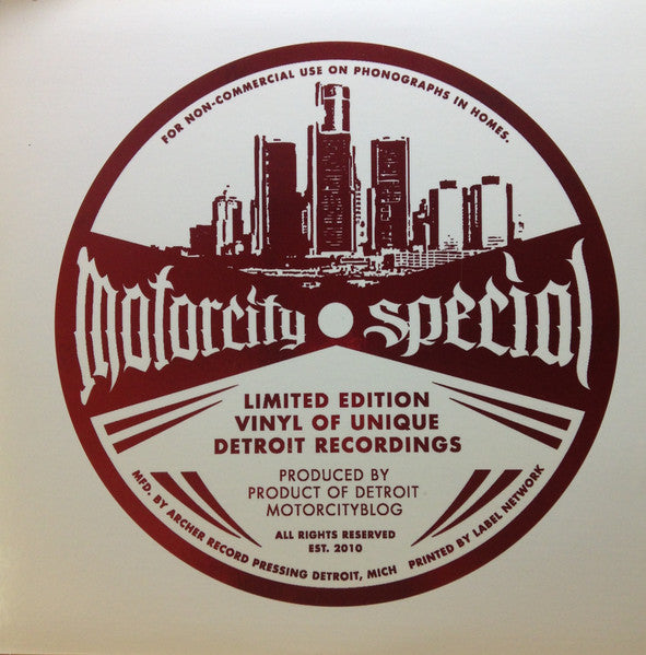 Various : Motor City Special Volume 4 (LP, Album, Red)