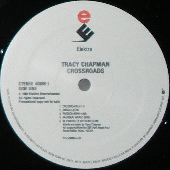 Tracy Chapman : Crossroads (LP, Album, Promo)