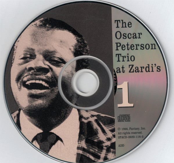 The Oscar Peterson Trio : At Zardi's (2xCD, Album, RE, RM)