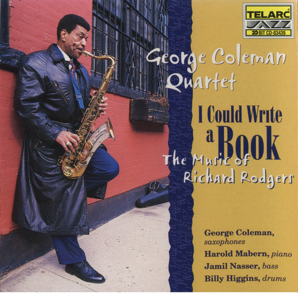 George Coleman Quartet : I Could Write A Book - The Music Of Richard Rodgers (CD, Album)
