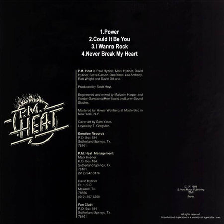 P.M. Heat : P.M. Heat (12", EP)