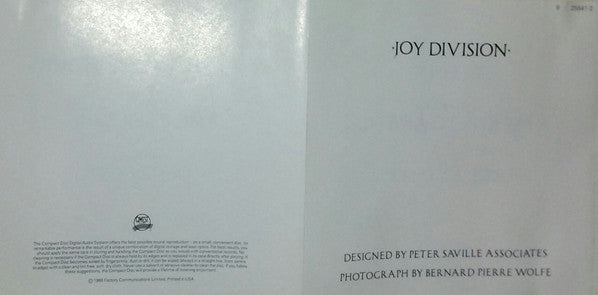 Joy Division : Closer (CD, Album, RE, RP, Cin)