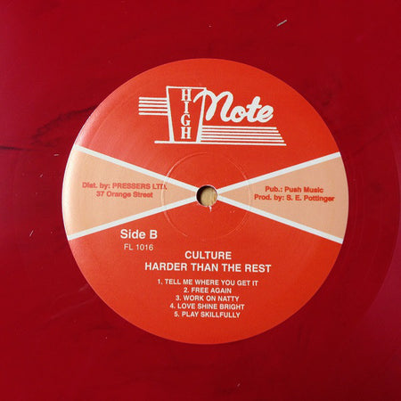 Culture : Harder Than The Rest (LP, Album, RE, mar)