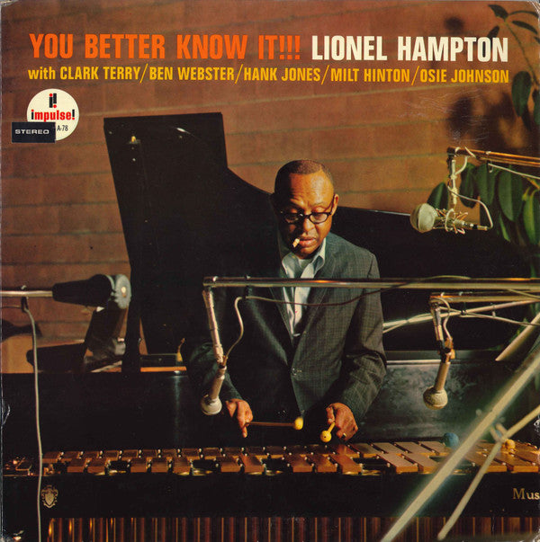 Lionel Hampton : You Better Know It!!! (LP, Album, RE, Gat)