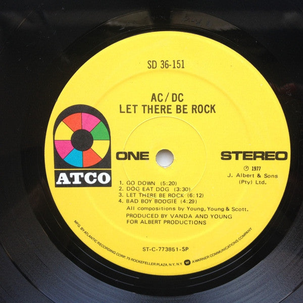 AC/DC : Let There Be Rock (LP, Album, Spe)