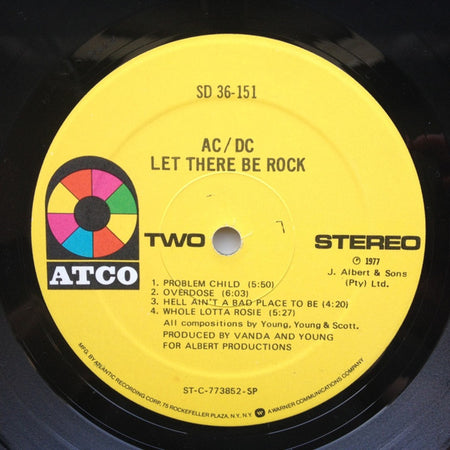 AC/DC : Let There Be Rock (LP, Album, Spe)