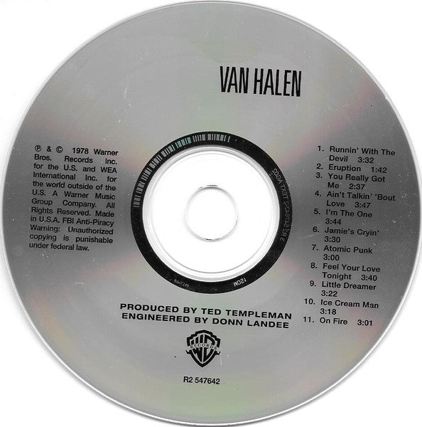 Van Halen : Van Halen (CD, Album, RE, RM)