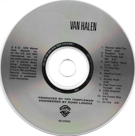 Van Halen : Van Halen (CD, Album, RE, RM)
