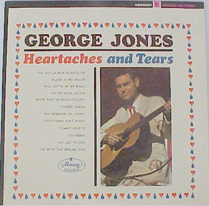 George Jones (2) : Heartaches And Tears (LP)