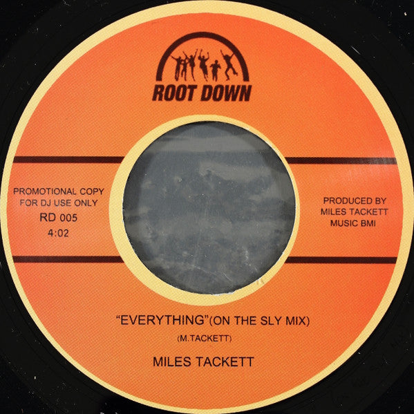 Miles Tackett : Everything (On The Sly Mix) / The Fool Who Wonders (7", RSD, Promo)