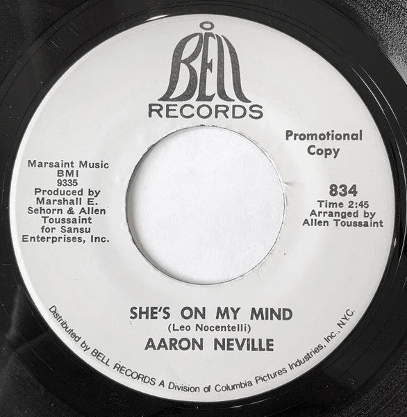 Aaron Neville : All These Things (7", Promo)