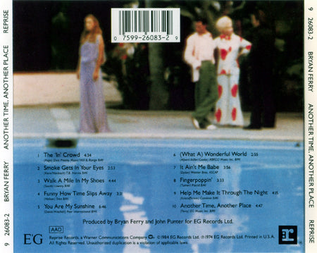 Bryan Ferry : Another Time, Another Place (CD, Album, RE)