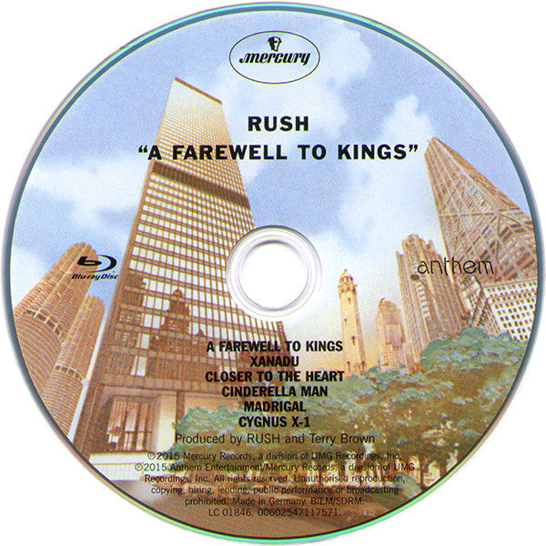Rush : A Farewell To Kings (Blu-ray, Blu-ray-A, Album, RE, RM, Multichannel)