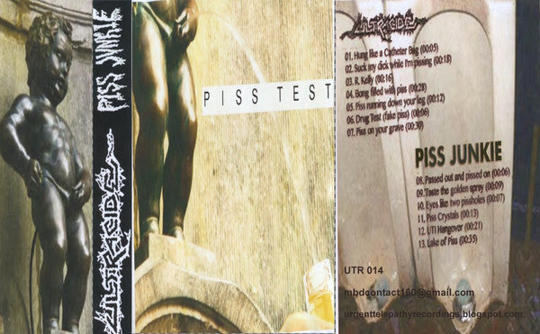 Piss Junkie / Ultracide : Piss Test  (Cass, Album, Ltd, RE, c4)