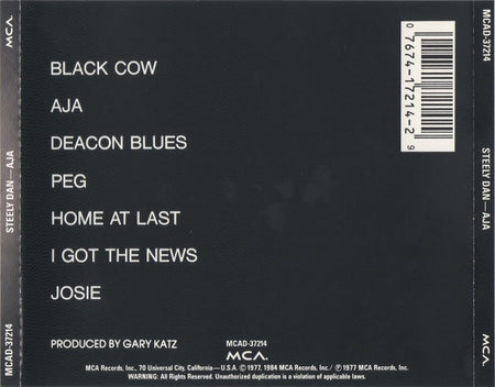 Steely Dan : Aja (CD, Album, RE, UNI)