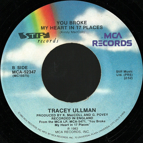 Tracey Ullman : They Don't Know (7", Single, Pin)