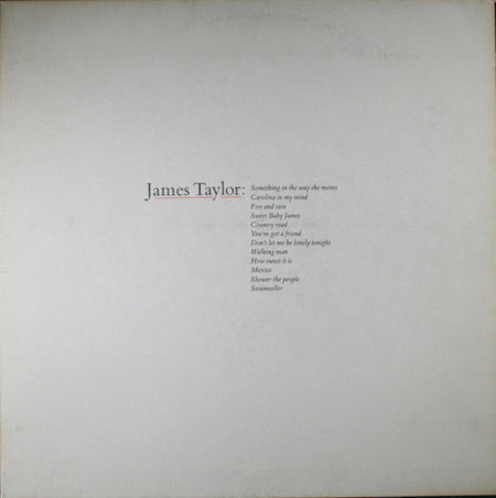 James Taylor (2) : James Taylor's Greatest Hits (LP, Comp, Ter)
