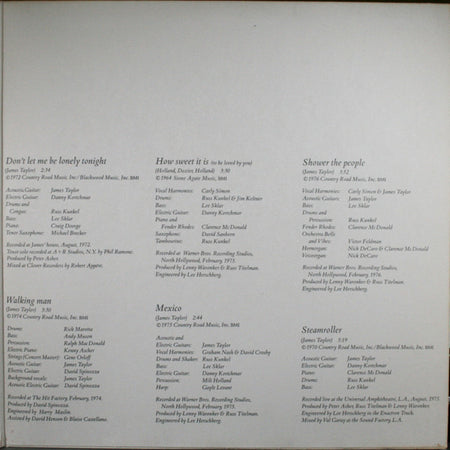James Taylor (2) : James Taylor's Greatest Hits (LP, Comp, Ter)