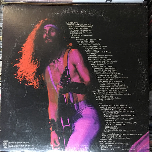 Ted Nugent : Double Live Gonzo! (2xLP, Album, RE)