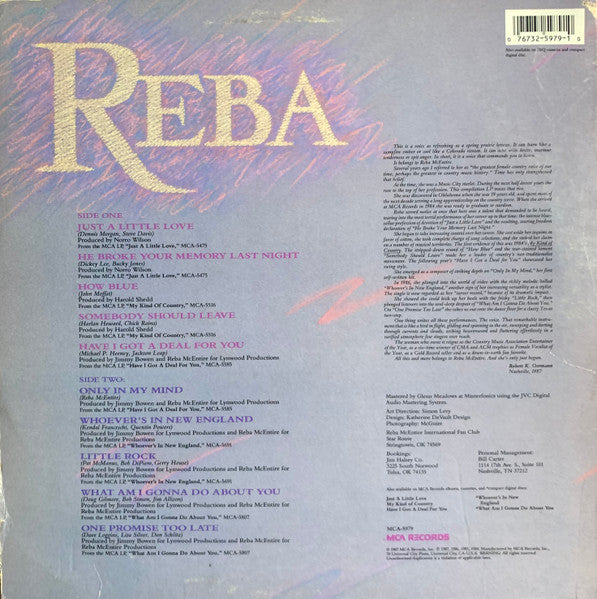 Reba McEntire : Greatest Hits (LP, Comp, Club)