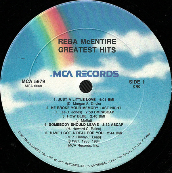 Reba McEntire : Greatest Hits (LP, Comp, Club)
