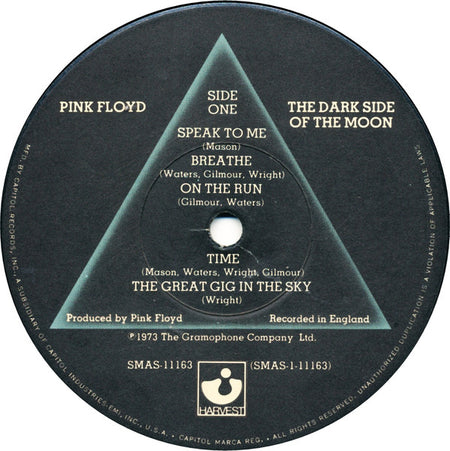 Pink Floyd : The Dark Side Of The Moon (LP, Album, RE, Jac)