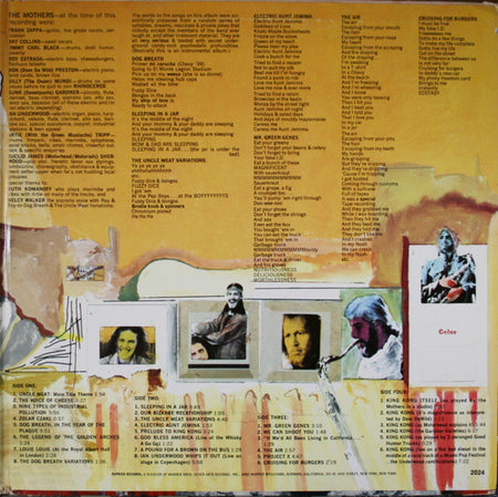 The Mothers Of Invention* : Uncle Meat (2xLP, Album, Wit)