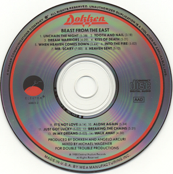 Dokken : Beast From The East (CD, Album, SRC)