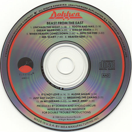Dokken : Beast From The East (CD, Album, SRC)