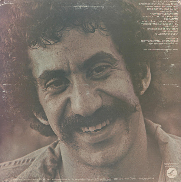 Jim Croce : Photographs & Memories: His Greatest Hits (LP, Comp, RE, Gol)