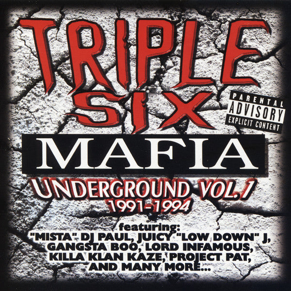 Triple Six Mafia* : Underground Vol. 1 (1991-1994) (CD, Comp, RE)