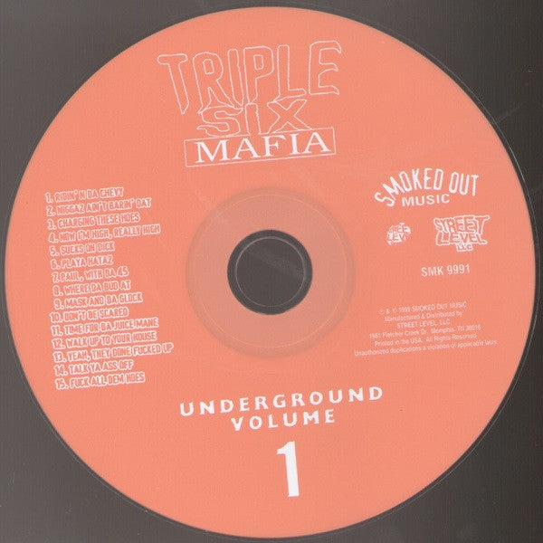 Triple Six Mafia* : Underground Vol. 1 (1991-1994) (CD, Comp, RE)