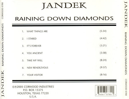 Jandek : Raining Down Diamonds (CD)