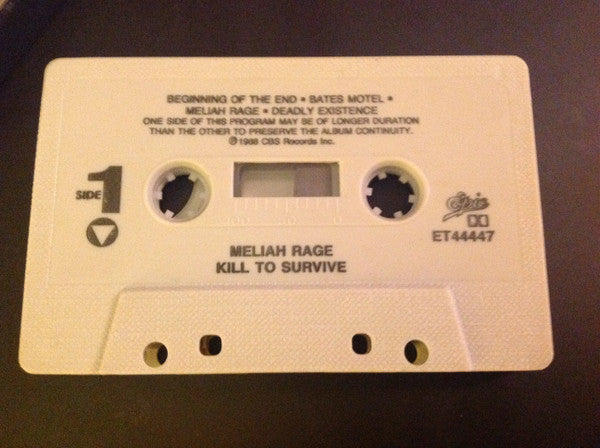 Meliah Rage : Kill To Survive (Cass, Album)