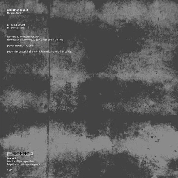 Pedestrian Deposit : The Architector (LP, Album)