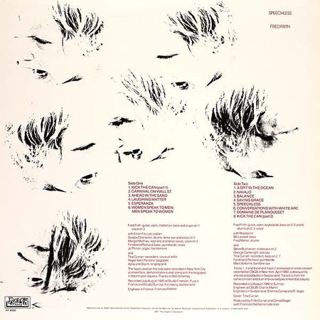 Fred Frith : Speechless (LP, Album)