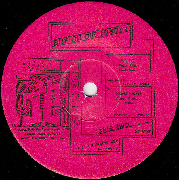 Various : Buy Or Die 1980½ (7", EP, Smplr)