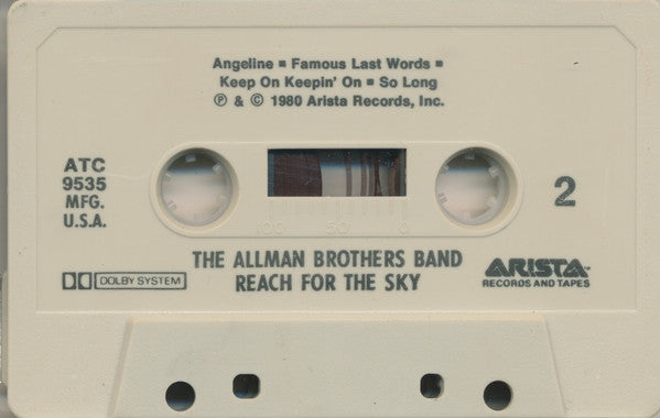 The Allman Brothers Band : Reach For The Sky (Cass, Album)