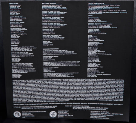 Blasphemy (2) : Fallen Angel Of Doom.... (LP, Album, RE, RP)