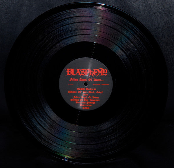 Blasphemy (2) : Fallen Angel Of Doom.... (LP, Album, RE, RP)