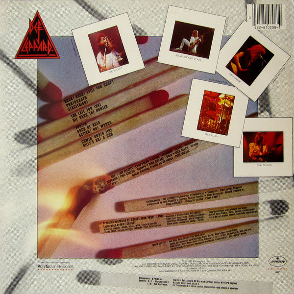 Def Leppard : Pyromania (LP, Album, 72)