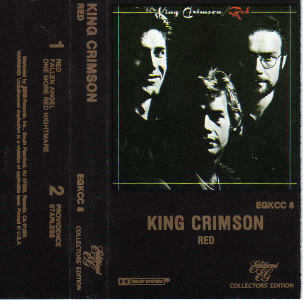 King Crimson : Red (Cass, Album, RE)