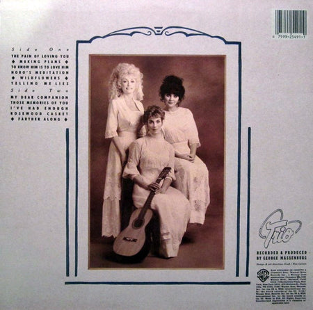 Dolly Parton, Linda Ronstadt & Emmylou Harris : Trio (LP, Album, All)