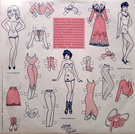 Dolly Parton, Linda Ronstadt & Emmylou Harris : Trio (LP, Album, All)