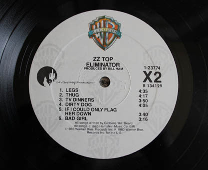 ZZ Top : Eliminator (LP, Album, Club, Spe)