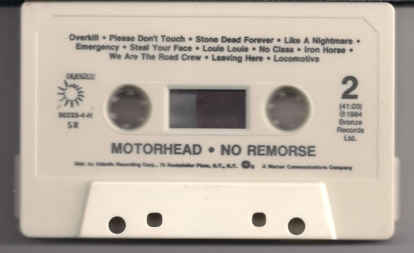 Motörhead : No Remorse (Cass, Comp, Dol)